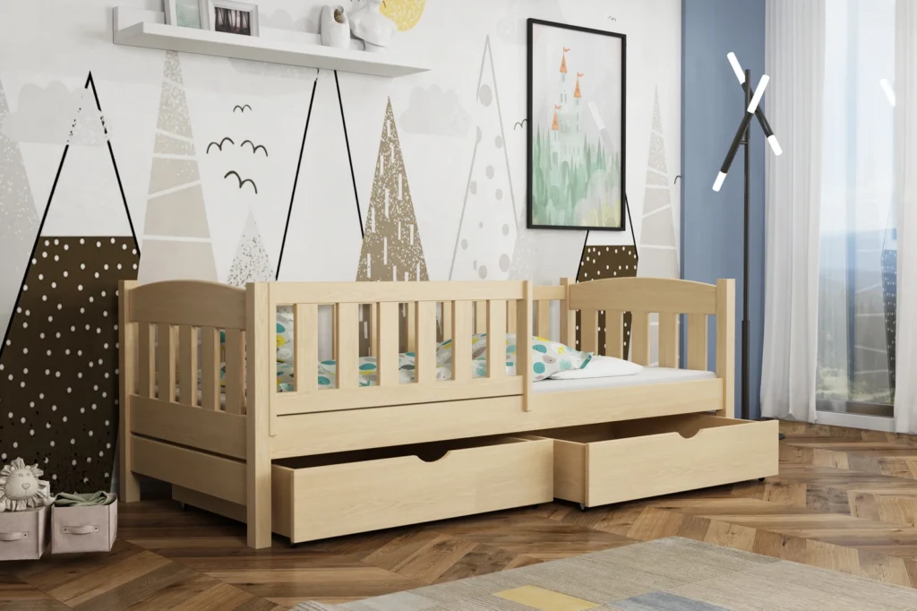 Łóżko dziecięce pojedyncze Bambi