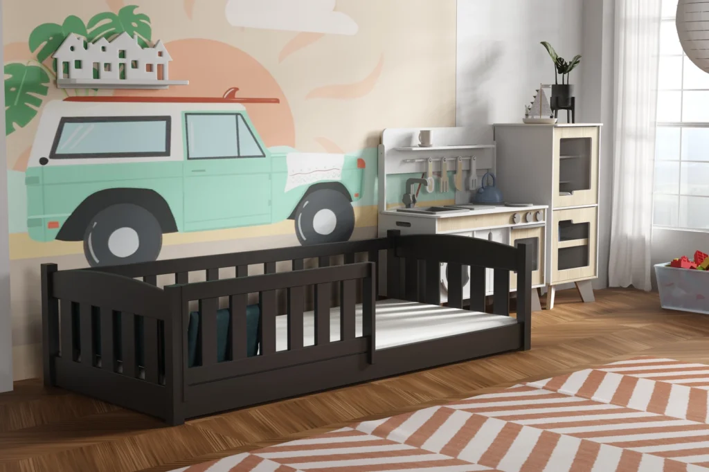 Łóżko dziecięce pojedyncze niskie Little Bambi, zdjęcie 5