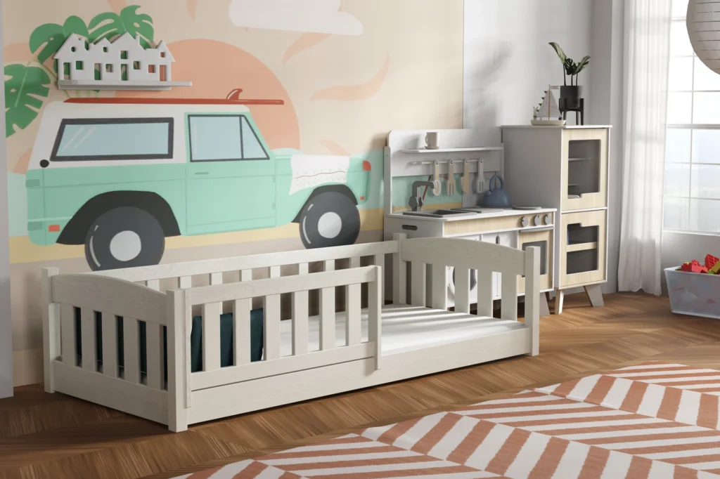 Łóżko dziecięce pojedyncze niskie Little Bambi, zdjęcie 11
