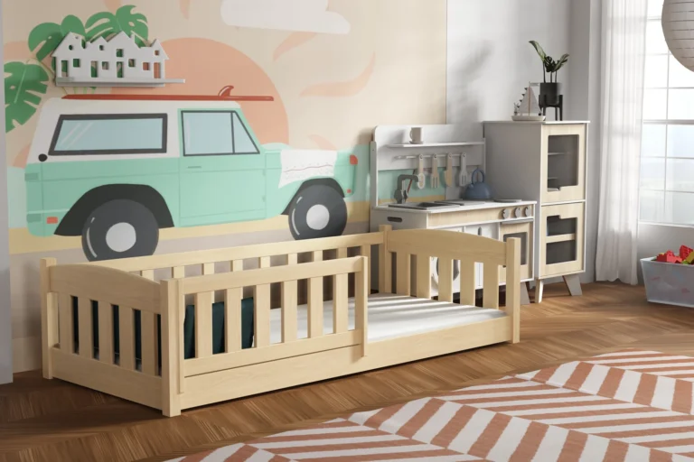 Łóżko dziecięce pojedyncze niskie Little Bambi