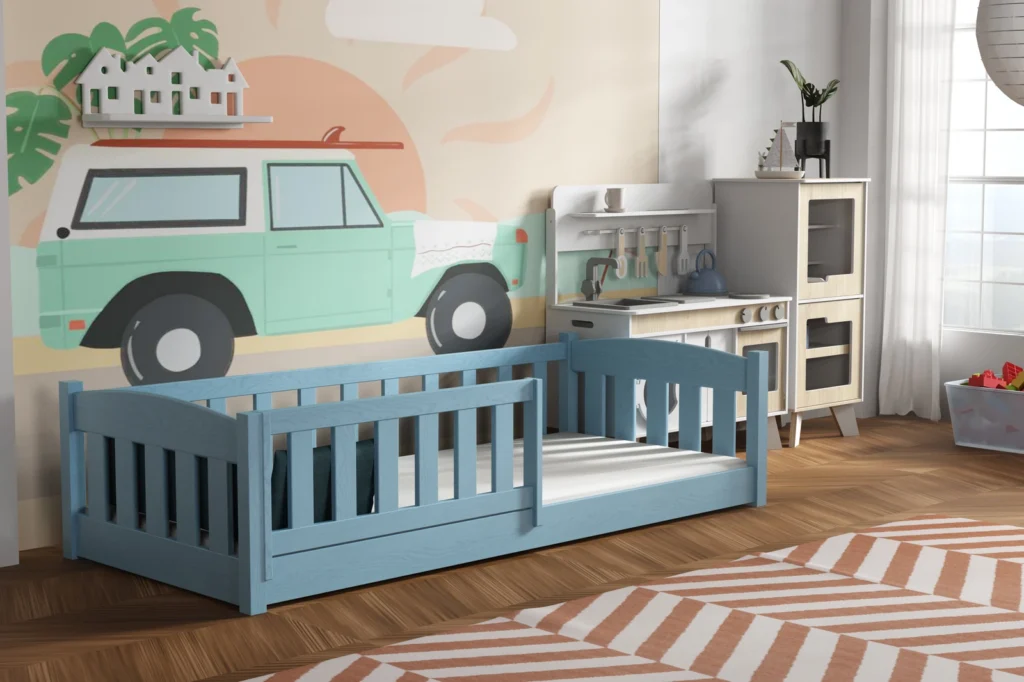 Łóżko dziecięce pojedyncze niskie Little Bambi, zdjęcie 9