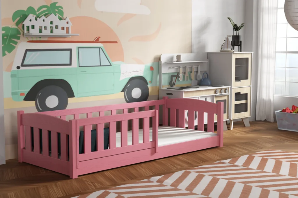 Łóżko dziecięce pojedyncze niskie Little Bambi, zdjęcie 10