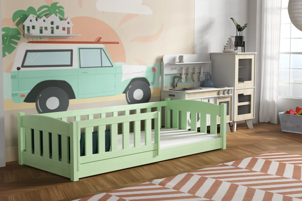 Łóżko dziecięce pojedyncze niskie Little Bambi, zdjęcie 8
