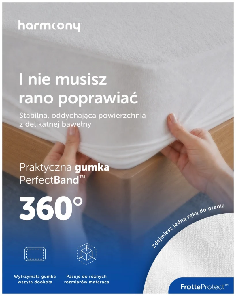 Ochraniacz na materac Harmoony frotte, wodoodporny, zdjęcie 6