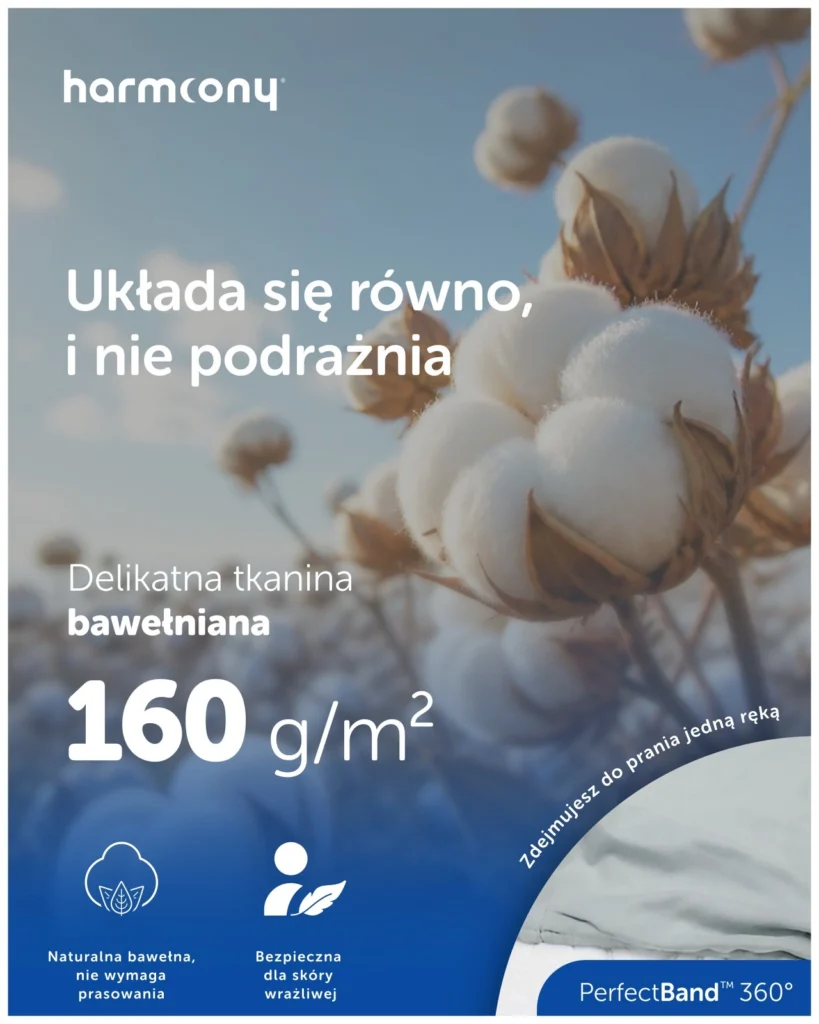 Prześcieradło z gumką Harmoony bawełniane, szare, zdjęcie 5